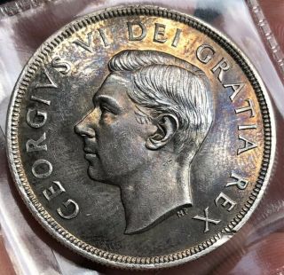 Canada 1948 Dollar Grade Aunc Rare