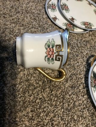 Antique Hand Painted Porcelain Set,  Dated 1917 By My Great Great Aunt 5