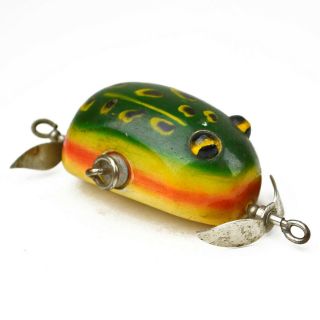 Vintage Pflueger Kent Floater Frog Fishing Lure & Frog Fly Lure 3