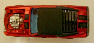 VINTAGE RED LINE HOT WHEELS 1969 MUSTANG BOSS HOSS WITH RARE BLACK FASTBACK ROOF 5