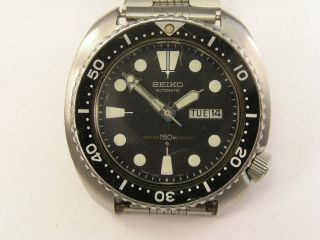 Seiko Diver Watch 150 Meters Turtle 6309 - 7049 W/ Band 1981