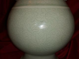 Vintage Chinese Celadon Porcelain Vase 6