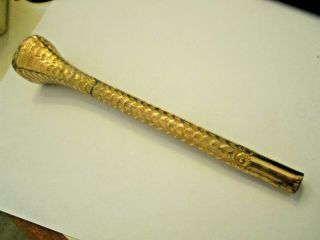 Wjb & Co Antique All Rolled Gold Plate Umbrella Or Parasol Handle,  Rare 8in 97g