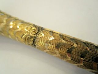 WJB & Co Antique All Rolled Gold Plate Umbrella or Parasol Handle,  Rare 8in 97g 5