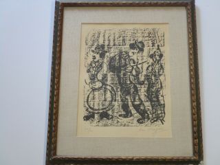 MARC CHAGALL LITHOGRAPH RARE SIGNED LIMITED EDITION OF 40 MODERNISM VINTAGE 3