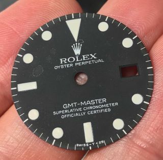 Vintage Rolex GMT Master ref.  1675 Matte Dial Only 2