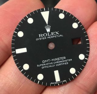 Vintage Rolex GMT Master ref.  1675 Matte Dial Only 3