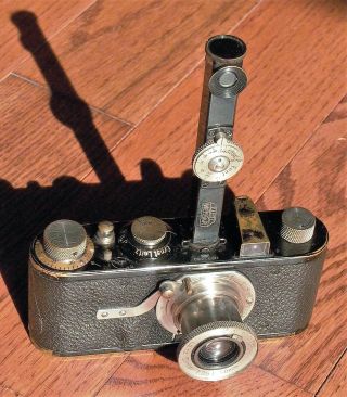 Rare Export Leica 1 Model A 1930 22860 In Feet W/elmar 50/3.  5 Cf & Fodua In Ft