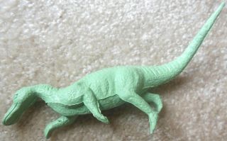 Vintage 1960s Marx Prehistoric Playset - Green Trachodon Dinosaur Figure