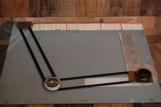 Vintage Drafting Table,  portable Replogle drafting table,  portable drawing table 4