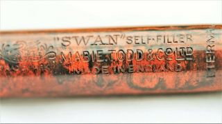 Vintage SWAN SF E444 Eternal - Self Filling - Fountain Pen - UK - C1933 5
