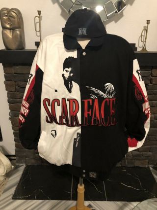 Scarface Twill Jacket 3xl Vintage Jh Design