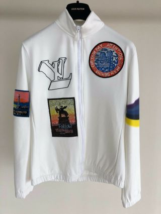 Rare Louis Vuitton Pop Up Exclusive Prism Monogram Cycling Jacket Virgil Mca Lv