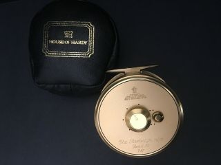 VINTAGE HOUSE OF HARDY GOLD SALMON REEL11/12 747 