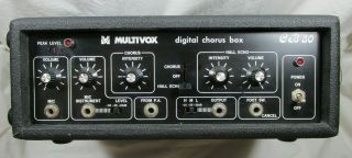 Multivox Digital Chorus Box - Cb 50 - Vintage Delay Vtg Effects Analog Nr Hear