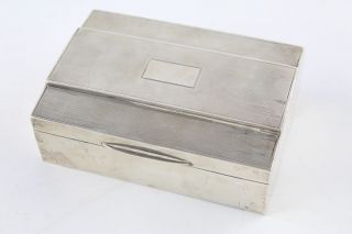 Vintage Hallmarked 1937 Birmingham.  925 Sterling Silver Box (493g)
