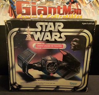 Star Wars Kenner 1977 Darth Vader Tie Fighter Vintage/ Box,  Inserts,  Instuc.