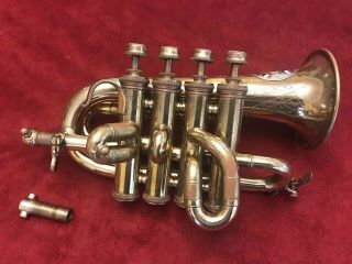Mahillon Piccolo Flugelhorn Cornet Trumpet Model 521 C/1936 Bb Very Rare