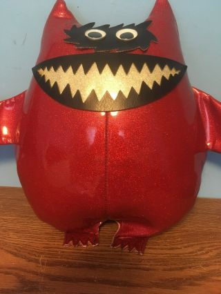 Rare Vintage 1960 ' s Red Sparkle Kustom Kat Uniroyal Nauga Monster - 12