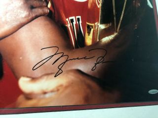 Michael Jordan UDA Upper Deck Signed Autograph 16x20 Framed Trophy Photo RARE 3