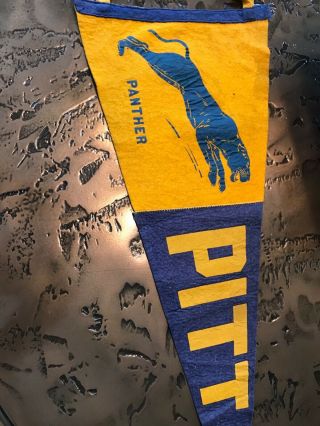 Wow Early 1900s Pitt Pittsbugh Vintage Rare Pennant 3