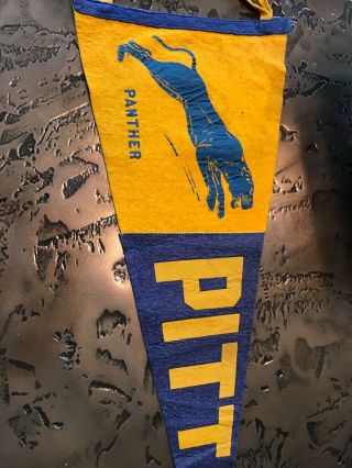 Wow Early 1900s Pitt Pittsbugh Vintage Rare Pennant 6