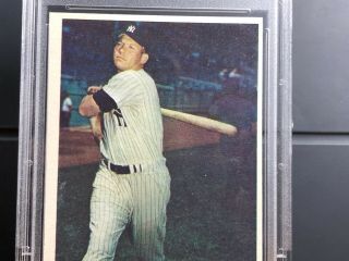 1957 Topps 95 Mickey Mantle PSA 8 NM - MT OC Vintage HOF Yankees 3