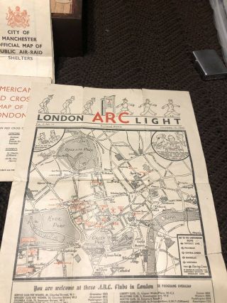 World War 2 Era Maps And Guides London Area