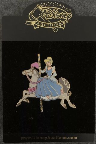 Disney Princess Carousel Horse Cinderella Pin Le /100 23955 Da Htf Rare