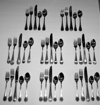 Towle Beaded Antique 18/8 Germany Flatware 40 Piece Set (8 5 - Piece Settings)