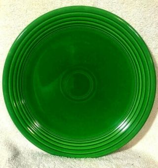 Vintage Fiestaware Medium Green 13 " Chop Plate