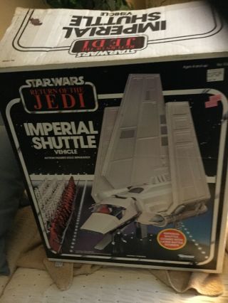 Vintage Star Wars Return Of The Jedi Imperial Shuttle Vehicle