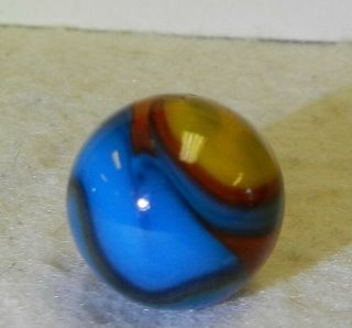 9713m Vintage Peltier NLR Superman Marble.  62 Inches 5