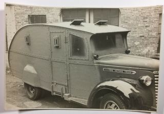 Four Vintage Photographs of General Motors Truck Armored Car WW2 3