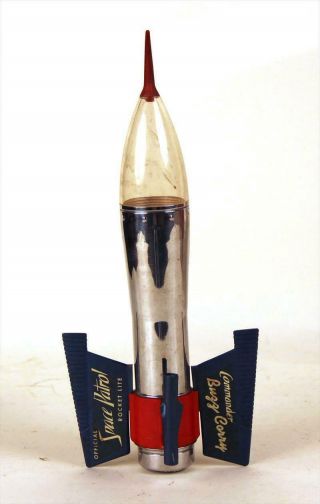 RAY - O - VAC OFFICIAL SPACE PATROL ROCKET LIGHT NOSE CONE,  ALSO FOR BERZAC MISSILE 2