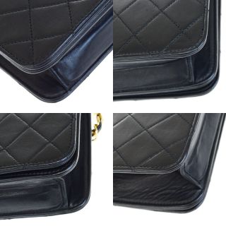 Auth CHANEL CC Matelasse Mini Chain Shoulder Bag Leather Black Vintage 97ES439 8