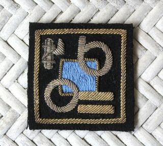 Wwii Italian Fascist Ob Black Shirt Patch Badge