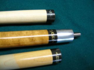 Joss vintage Gold letter cue with 2 shafts.  Never before and very rare J - 14 4