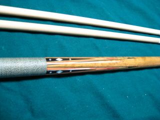 Joss vintage Gold letter cue with 2 shafts.  Never before and very rare J - 14 6