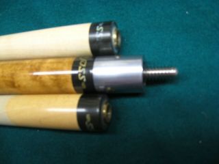 Joss vintage Gold letter cue with 2 shafts.  Never before and very rare J - 14 8