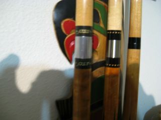 Joss vintage Gold letter cue with 2 shafts.  Never before and very rare J - 14 9