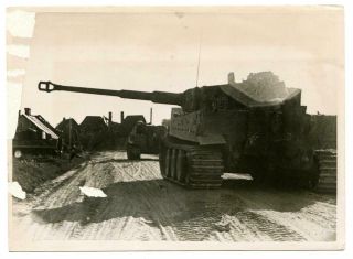WW2 Tiger tank 312 Russian Front Type 1 press photo 1944 2