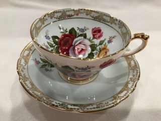 Royal Sutherland Fine English Bone China Tea Cup And Saucer Set