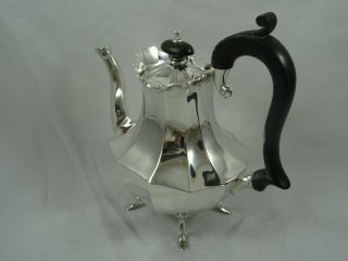 ASPREY & Co - solid silver COFFEE POT,  1928,  370gm 3