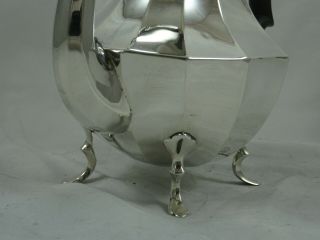 ASPREY & Co - solid silver COFFEE POT,  1928,  370gm 5