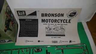 Vintage MPC Bronson Harley Davidson Sportster Motorcycle 1/8 Model Kit 8