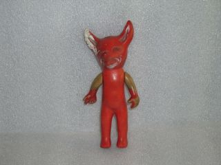 Rare Vintage Rubber Toy Doll Red Fox 36 900 Vebki 32/1