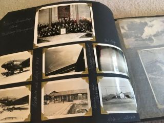 Vintage Photo Album Post Ww2 Japan Army Air Force Uso Daily Life
