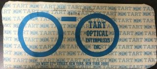 Vintage 50s Tart Optical Arnel Black Ote Eyeglass Frames 44 - 24 Made In Usa