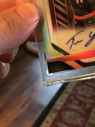 2018 - 19 Prizm TRAE YOUNG Silver FULL AUTO VERY RARE 1/1? 5